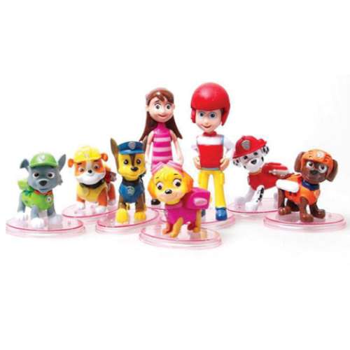 Paw Patrol Cake Topper Set - Click Image to Close